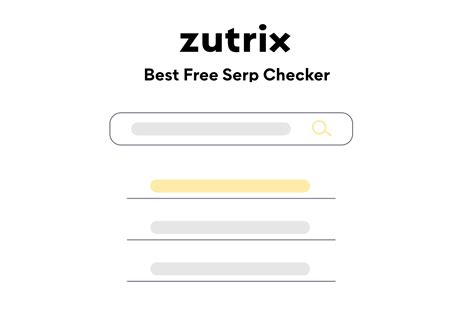 check serp results|Zutrix: Free SERP, Keyword Rank Checker .